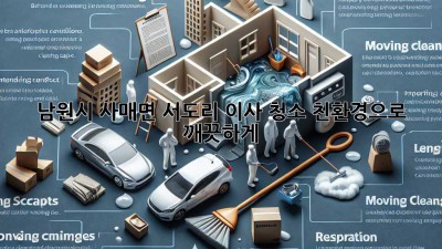 남원시 사매면 서도리 이사 청소: 친환경으로 깨끗하게!